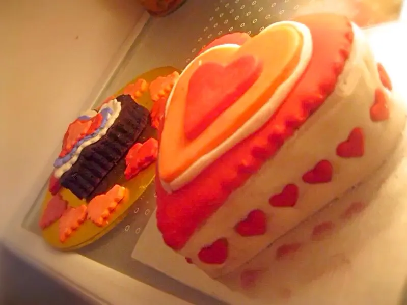 Love shape choc' cake|Reeseszeさん