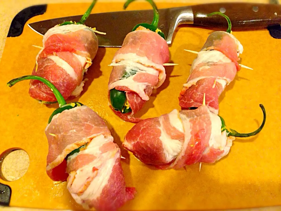 Snapdishの料理写真:Healthy Jalapeño Poppers ready for the grill|Rubyさん