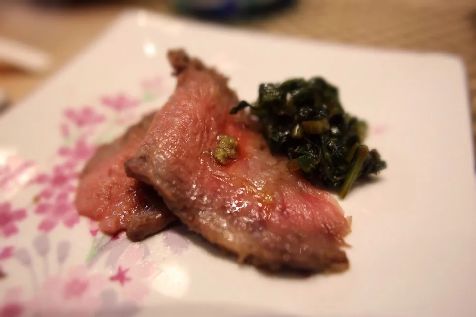 Snapdishの料理写真:Kurote Wagyu &Daikon leef|Salvatore Cuomoさん