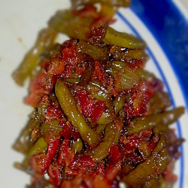 green beans w/ bacon, onion, & brown sugar|NMorgan:)さん