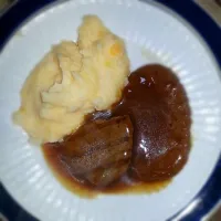 Salisbury steak w/ mashed potatoes|NMorgan:)さん