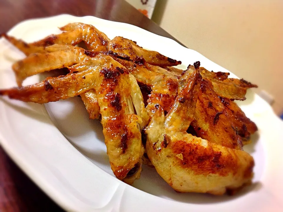 ปีกไก่ย่าง Chicken wing grilled 🐓🐓|krittさん