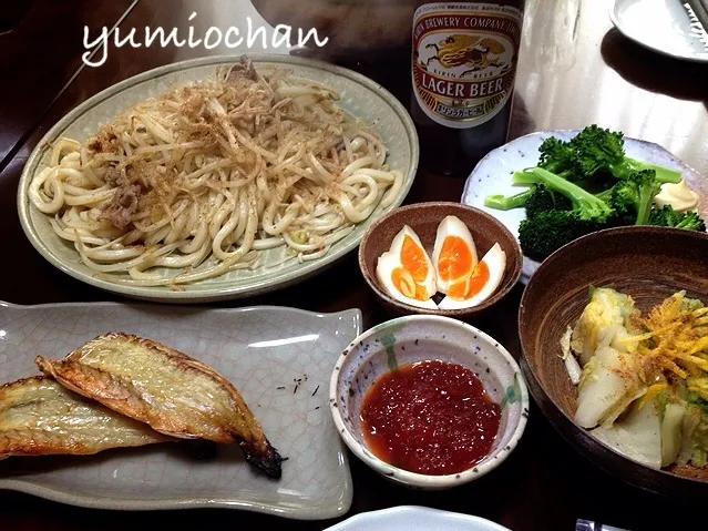 2014.1.5 焼きうどんランチ🍻🍻🍻|ゆみずさん