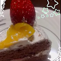 Snapdishの料理写真:誕生日ケーキ☆|みぃさん