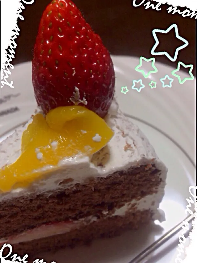 Snapdishの料理写真:誕生日ケーキ☆|みぃさん