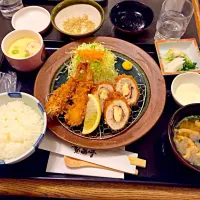 エビフライとチーズカツ定食|聡美さん