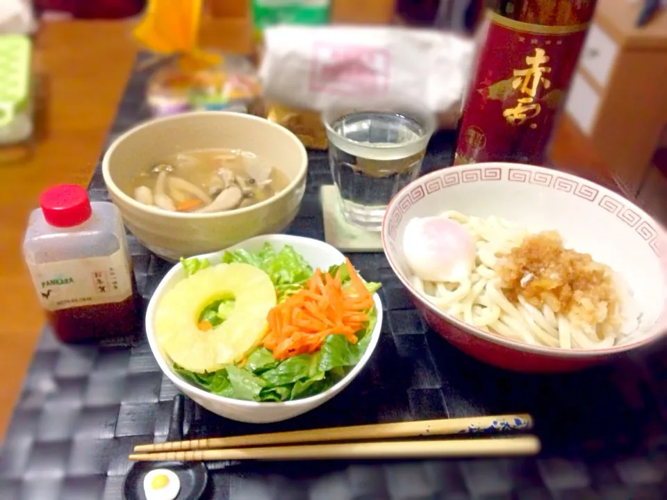 Snapdishの料理写真:ぶっかけうどん🍜|マニラ男さん