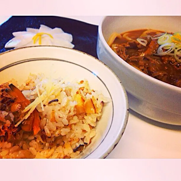 🎍あさりご飯にカレーうどん🎍|ヲルカさん