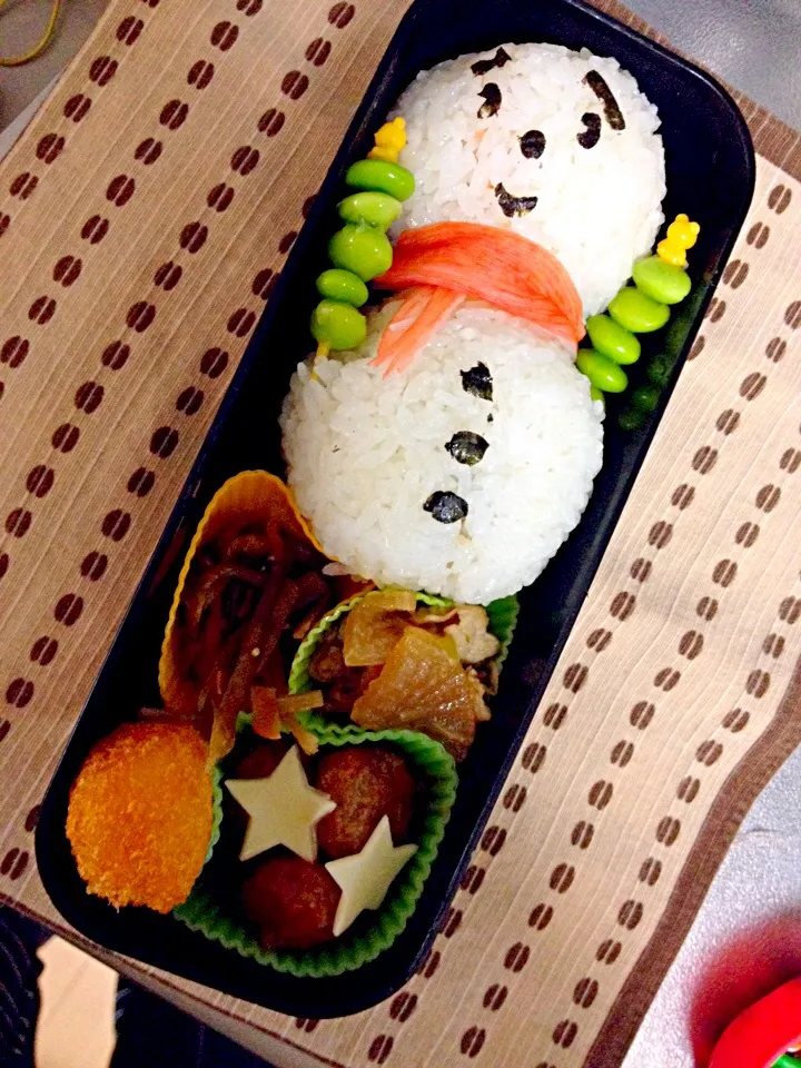 雪だるま弁当|eriさん