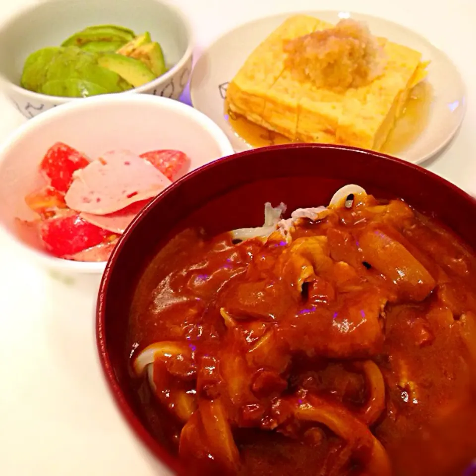 晩御飯♥️讃岐うどんでカレーうどん！|NanaMOさん