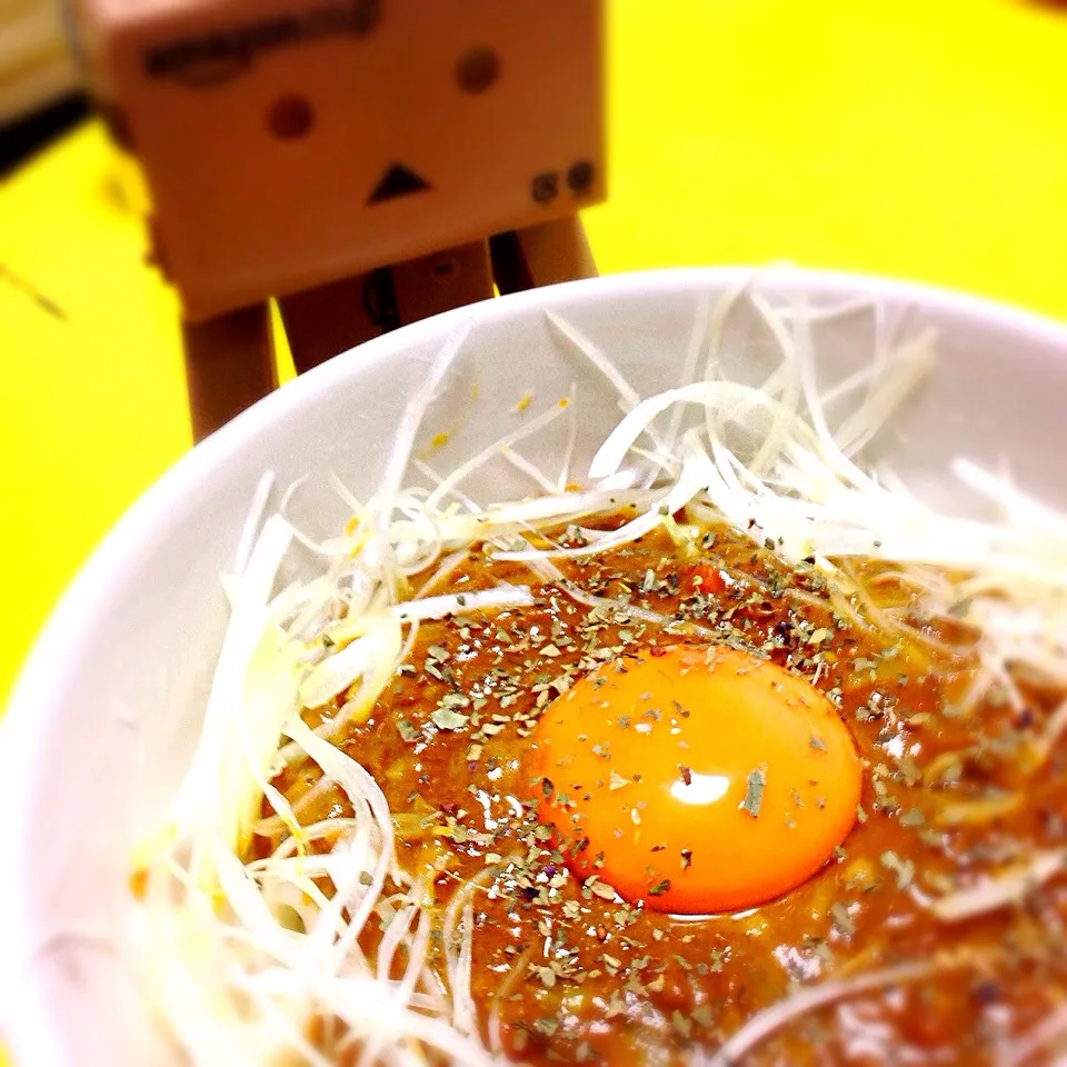 Snapdishの料理写真:キーマカレーうどんをジャージャー麺風にヽ(=´▽`=)ﾉ|杏珠（あんじゅ）さん