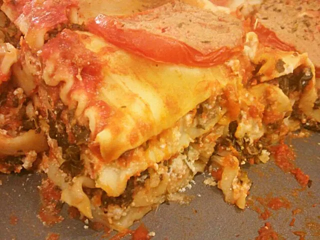 spinach and tofu lasagna|Chef On Qさん