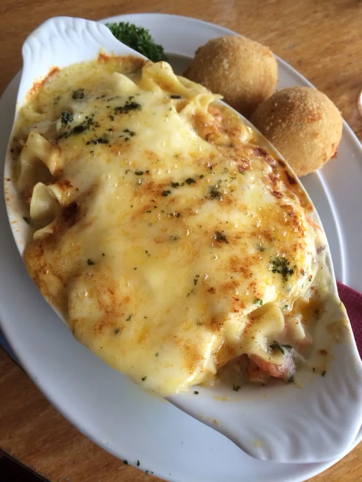 Snapdishの料理写真:Seafood lasagne|Yoshiさん