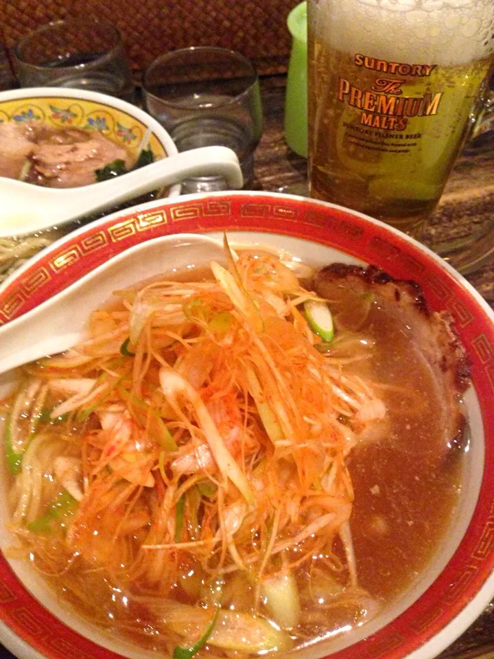 どどーん！！辛ネギラーメン|のんちさん
