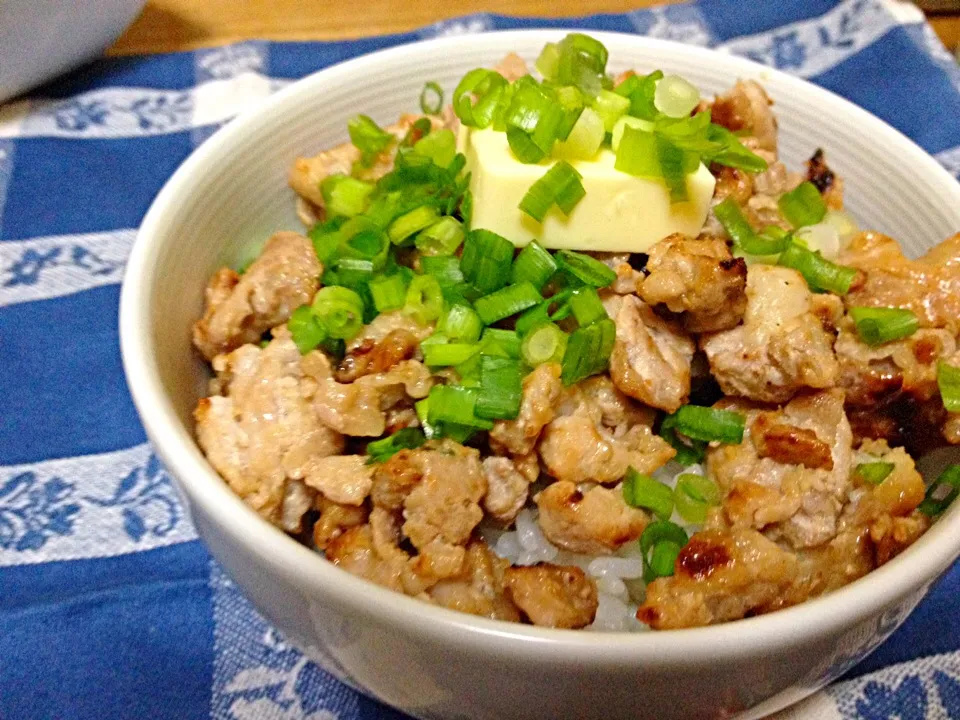 豚味噌バター丼|ハルさん