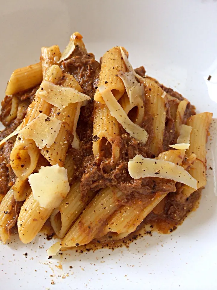 Penne with pulled beef|12Dragonさん