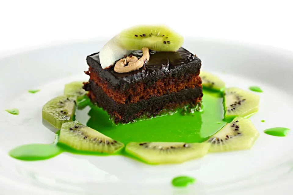 choco cake with kiwi sauce|daisyさん