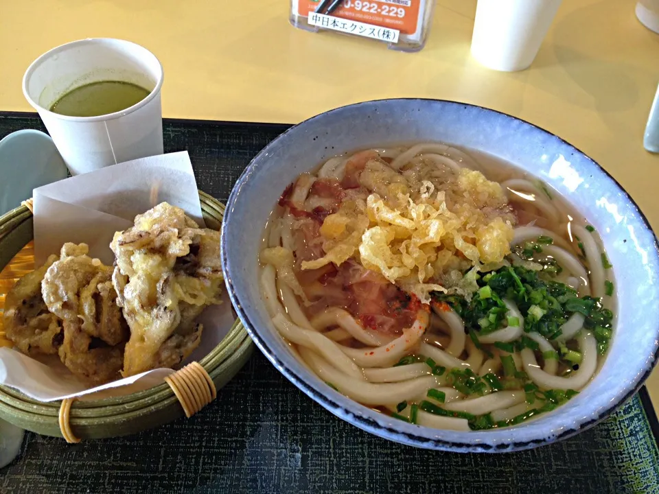 かけうどん＆天ぷら|キリくんさん