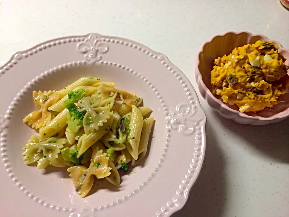 亜矢子さんの料理 プーリア風パスタとデリ風かぼちゃサラダ( ´ ▽ ` )ﾉ|norikoさん