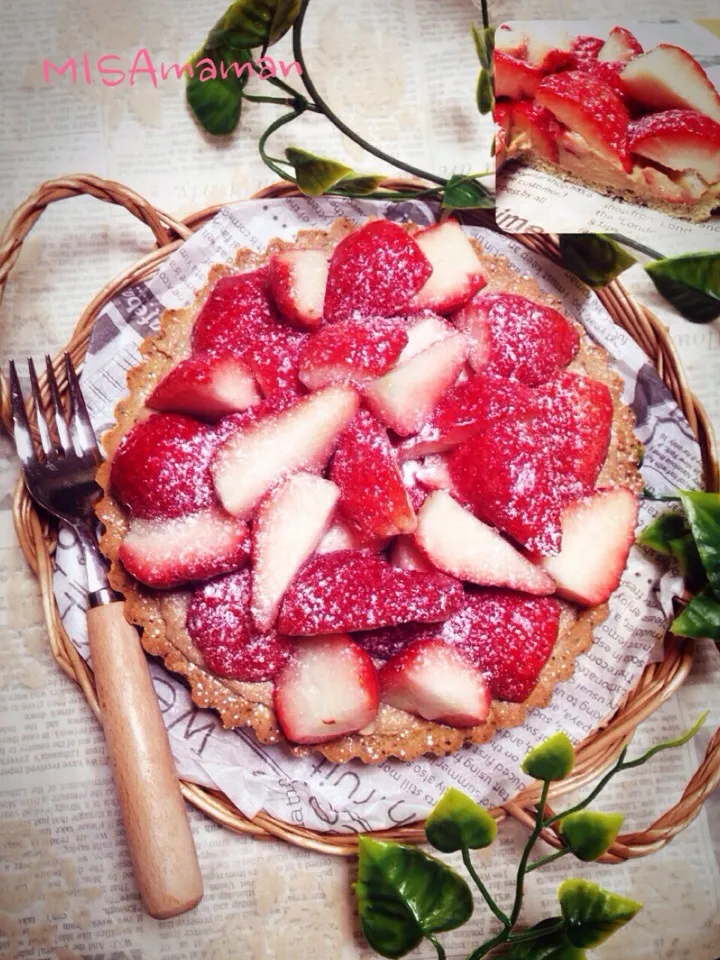 🍓Earl Grey&Strawberry tart🍓|みさmamanさん