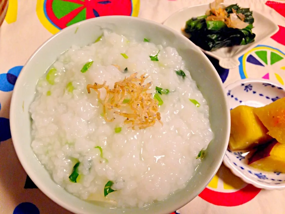 rice porridge with seven herbs :)|mさん