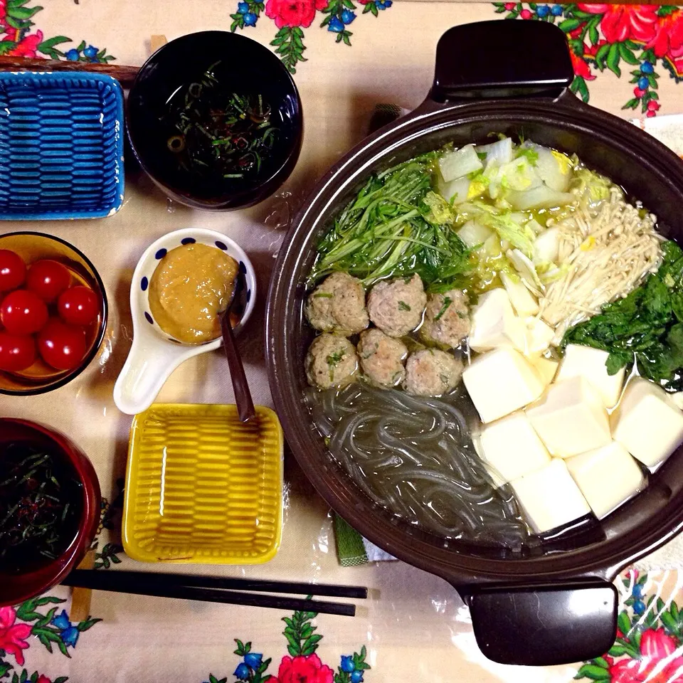 ゆず味噌とポン酢で湯豆腐♨︎|naouさん