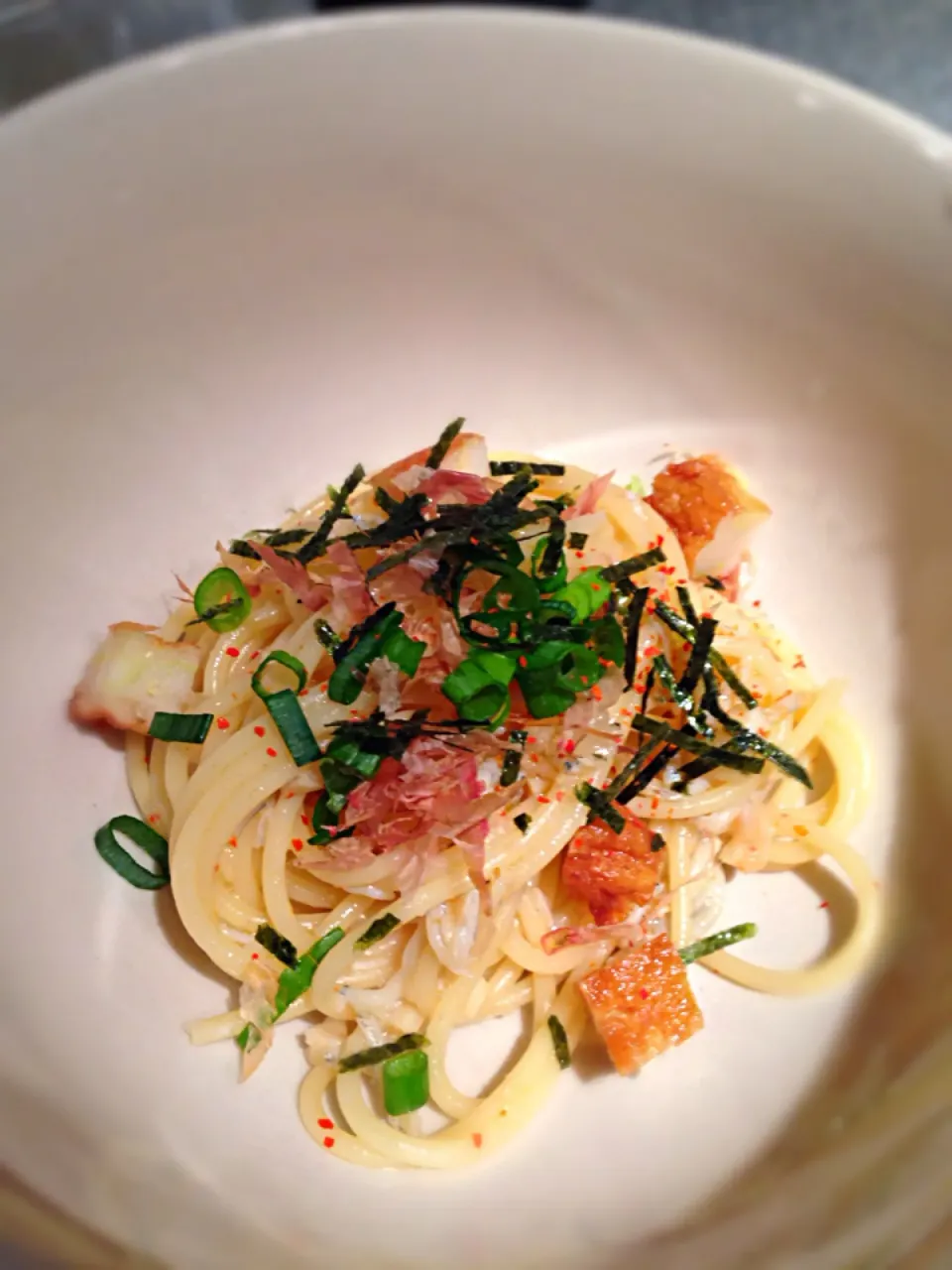 Shirasu pasta with bonito flakes|willzさん