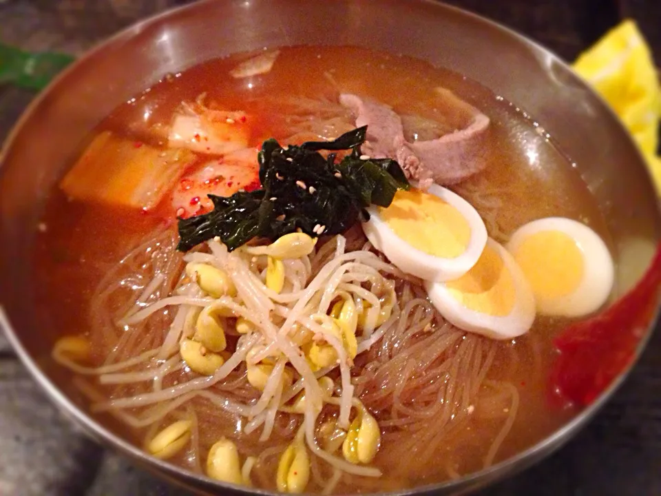 真冬の冷麺！|はなびさなさん