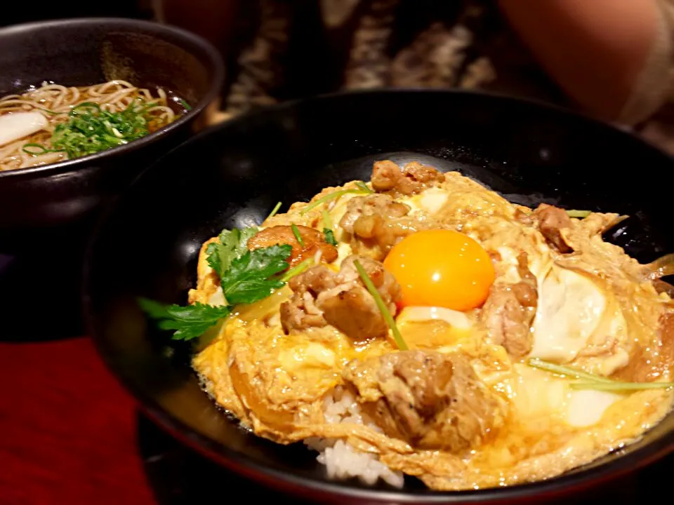 親子丼＆そばセット|かおりさん