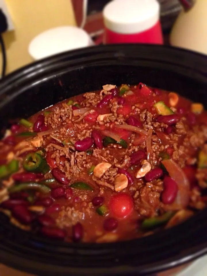 Winter warmer chilli in slow cooker 😊|Debsさん