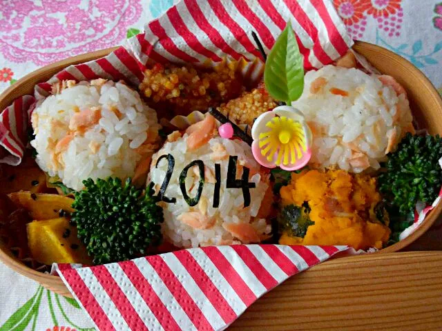 2014年初の息子弁当|mieさん