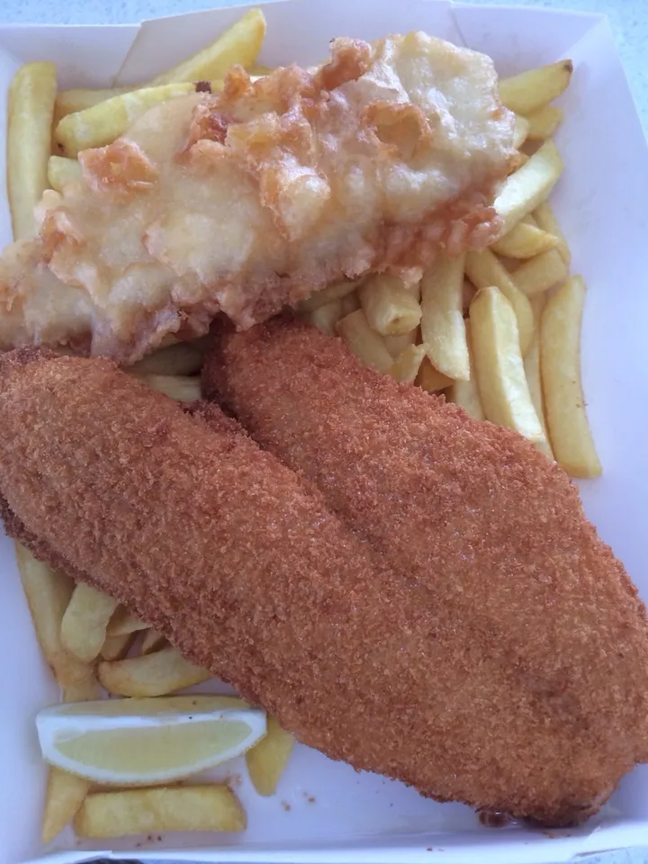 Fish&crumbed fish&chips|Yoshiさん