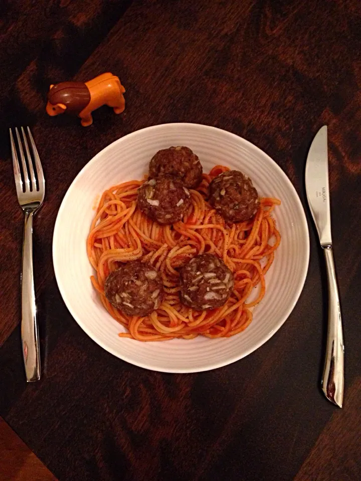 Spaghetti & meatballs|Jennifer Strzelczykさん