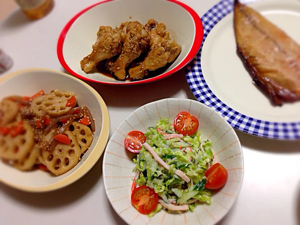 Snapdishの料理写真:晩ご飯|おちびさんさん