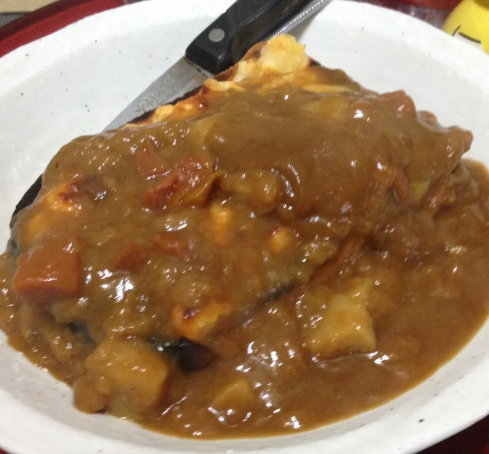 カレーチーズトースト|ぽんたさん