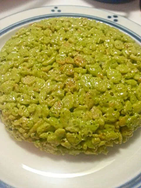 matcha rice krispy treat|Melissa Mackeyさん