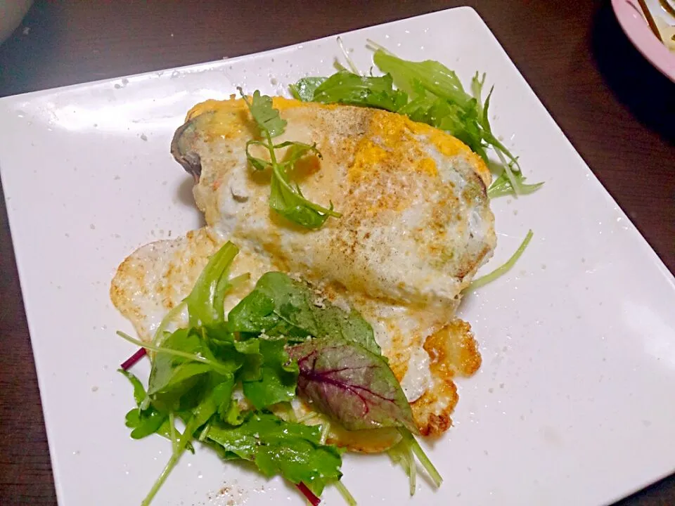 namastelotus michakoさんのFried egg in avocado|Ruka☆さん