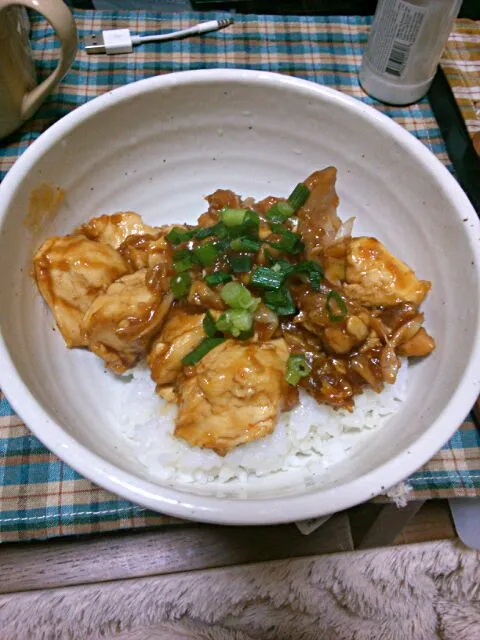 豆腐ステーキ丼|いもこさん