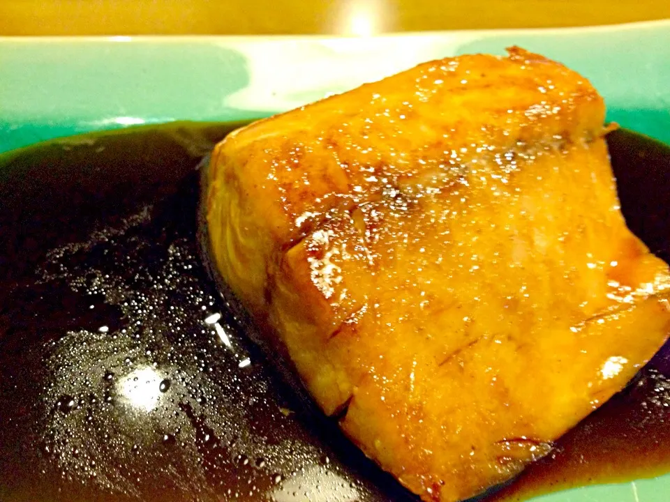 ヨシダのグルメソースでぶりの照り焼きな夕食🍚🍚|かずみさん