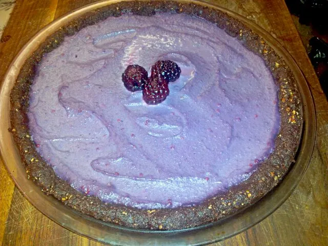 berry berry "cheese" cake . raw vegan.|Tatiana Madelineさん