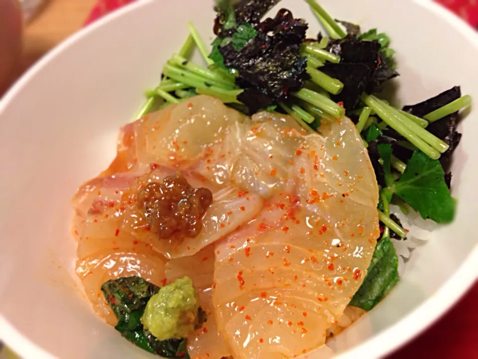 Korean sashimi rice bowl  ごま油香る韓国風漬け丼♪|Yuuki.Mさん