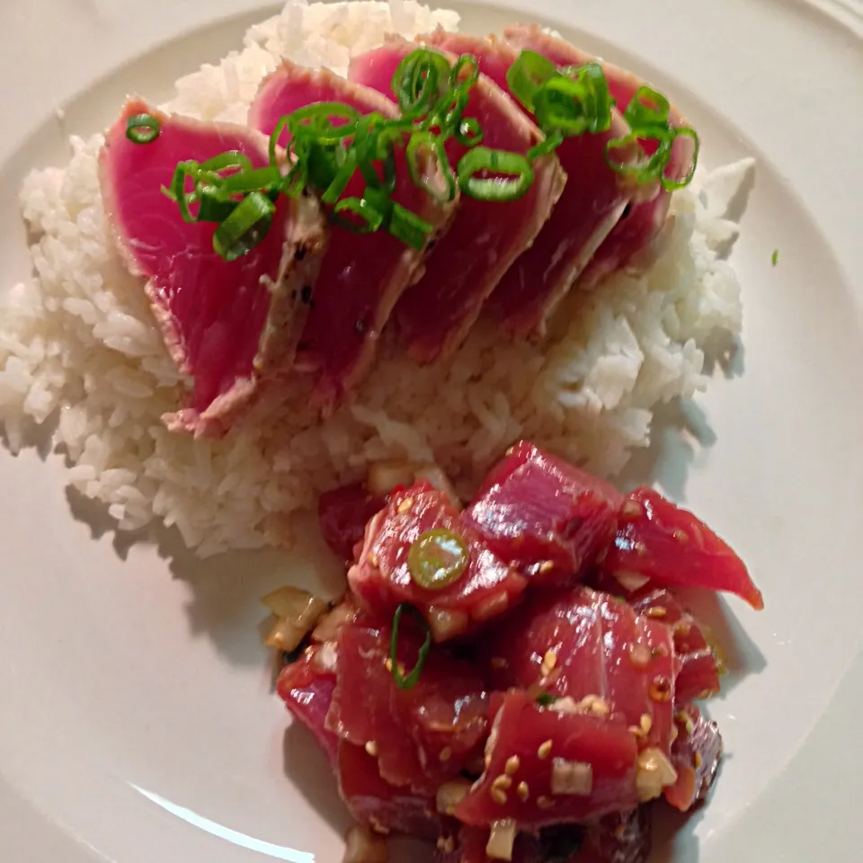 Seared Ahi and Ahi Poke|John Tompkinsさん