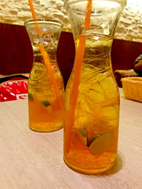 iced lemon tea sprite|henryさん