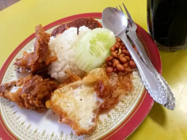 Snapdishの料理写真:nasi lemak | coconut milk rice|henryさん