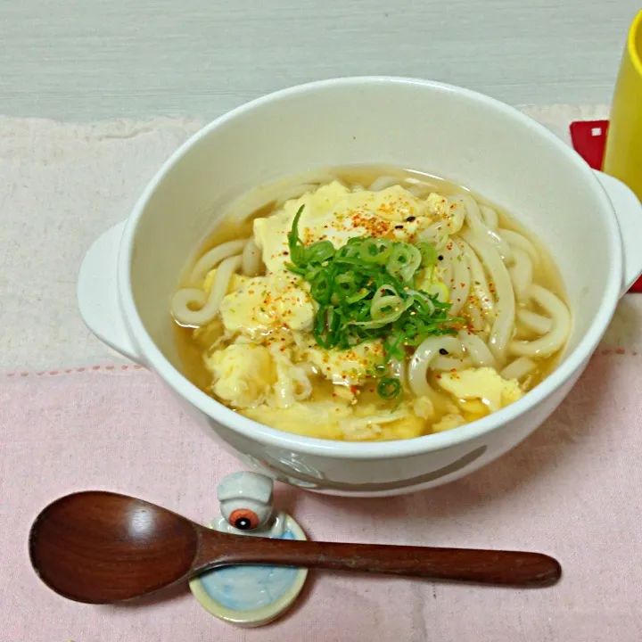 あんかけたまごとじうどん|ちいちゃんさん