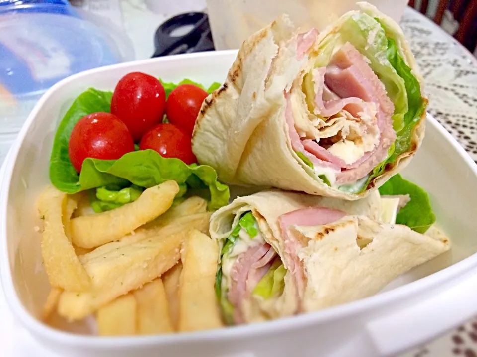 Ham & Cheese wrap|prissyさん