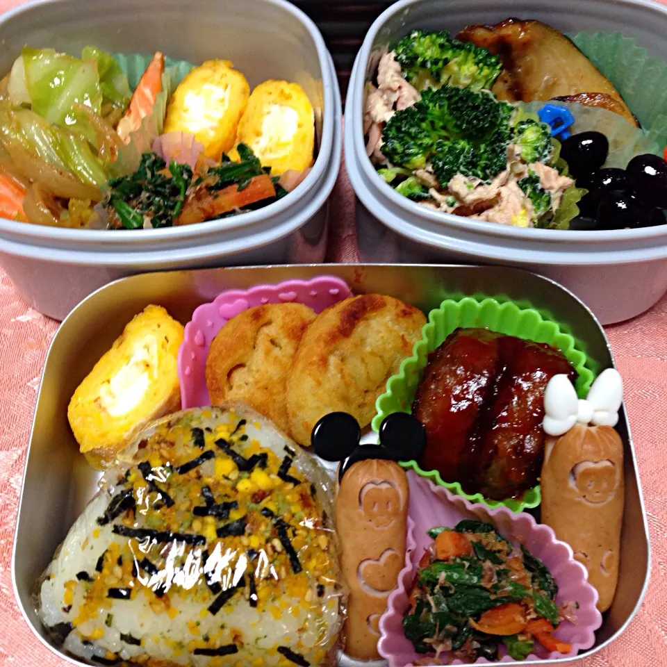 1/10 娘と旦那さんのお弁当♪|えりふぁすさん