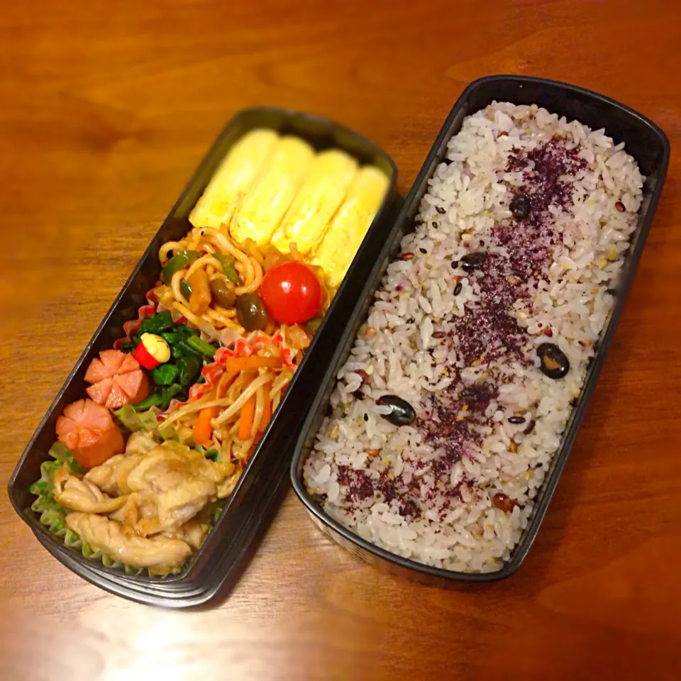 Snapdishの料理写真:旦那様のお弁当♪|りえこさん