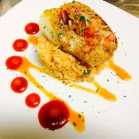 Seabass with pinneapple mango reduction|Kirby Gholsonさん