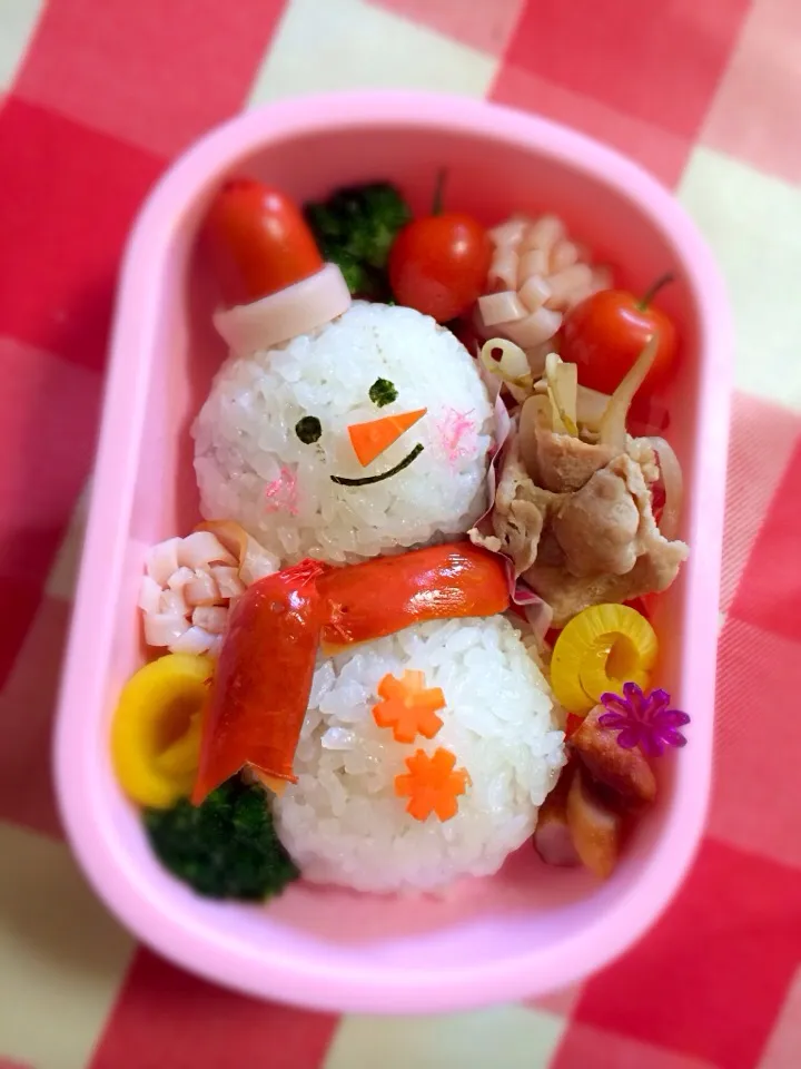 雪だるま弁当|hanakoさん